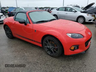 2014 Mazda MX-5 Miata Club with VIN JM1NC2MF7E0235798, listed as a Copart auction lot 73833874 with Not provided miles and Non repairable. Bid and sale history available at DreamBid. Image 4.