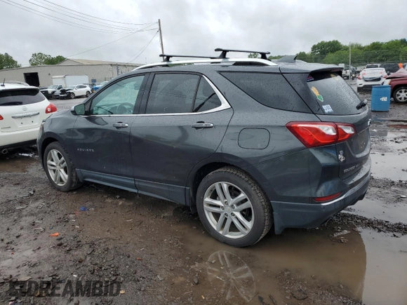 2019 Chevrolet Equinox Premier z VIN 2GNAXYEX8K6142179, wystawiony jako Copart lot #58623525 z przebiegiem 78 025 mil mil oraz Szkoda całkowita • Salvage title. Historia ofert i sprzedaży dostępna na DreamBid. Obrazek 2.