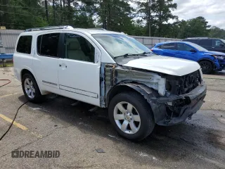 2011 Nissan Armada SV z VIN 5N1BA0ND7BN611338, wystawiony jako Copart lot #57069135 z przebiegiem 183 444 mil mil oraz Szkoda całkowita • Salvage title. Historia ofert i sprzedaży dostępna na DreamBid. Obrazek 4.