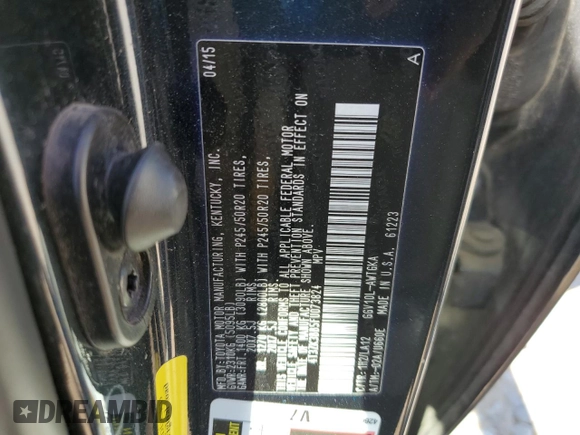 2015 Toyota Venza XLE z VIN 4T3ZK3BB5FU073824, wystawiony jako Copart lot #52933805 z przebiegiem 212 414 mil mil oraz Czysty tytuł • Clean title. Historia ofert i sprzedaży dostępna na DreamBid. Obrazek 13.