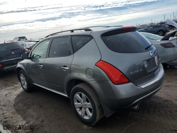 2007 Nissan Murano SL with VIN JN8AZ08W47W657964, listed as a Copart auction lot 47076565 with 114,971 mi miles and Salvage Title. Bid and sale history available at carsss.com. Image 2.