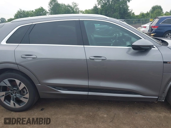 2022 Audi e-tron Premium with VIN WA1AAAGE1NB003892, listed as a IAAI auction lot 42391555 with 48,771 mi miles and . Bid and sale history available at DreamBid. Image 14.