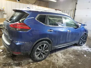 2017 Nissan Rogue SV with VIN 5N1AT2MVXHC777496, listed as a Copart auction lot 45189535 with 0 mi miles and Salvage Title. Bid and sale history available at carsss.com. Image 3.