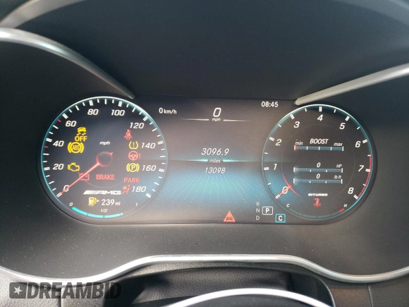 2021 Mercedes-Benz GLC with VIN W1N0G6EB5MF954098, listed as a Copart auction lot 73542812 with 13,098 mi miles. Bid and sale history available at carsss.com. Image 9.