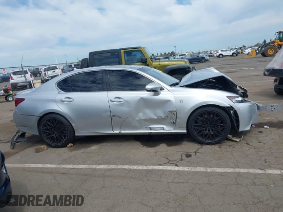 2013 Lexus GS 350 with VIN JTHBE1BL0D5022966, listed as a IAAI auction lot 42009025 with 1 mi miles. Bid and sale history available at carsss.com. Image 13.