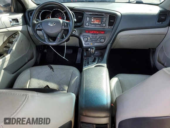 2013 Kia Optima EX with VIN 5XXGN4A77DG132051, listed as a Copart auction lot 60319735 with 200,119 mi miles and Salvage title. Bid and sale history available at DreamBid. Image 8.