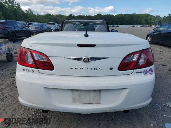 2008 Chrysler Sebring Limited with VIN 1C3LC65M98N634638, listed as a Copart auction lot 61707105 with 118,552 mi miles and Clean title. Bid and sale history available at DreamBid. Image 6.