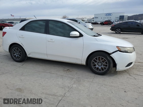 2012 Kia Forte EX with VIN KNAFU4A23C5637085, listed as a Copart auction lot 46808705 with 284,039 mi miles and Salvage Title. Bid and sale history available at carsss.com. Image 4.