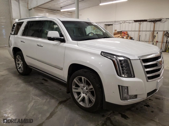 2017 Cadillac Escalade Premium Luxury with VIN 1GYS4CKJ9HR232084, listed as a Copart auction lot 78796354 with 102,708 mi miles and Salvage Title. Bid and sale history available at carsss.com. Image 4.