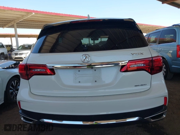 2017 Acura MDX Technology z VIN 5FRYD4H51HB001510, wystawiony jako IAAI lot #42242391 z przebiegiem 106 932 mil mil oraz . Historia ofert i sprzedaży dostępna na DreamBid. Obrazek 16.