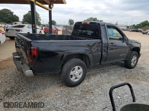 2005 GMC Canyon SL Z85 with VIN 1GTDT146858119551, listed as a Copart auction lot 70472314 with 110,181 mi miles and Salvage Title. Bid and sale history available at carsss.com. Image 3.