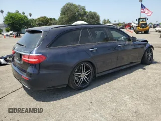 2019 Mercedes-Benz E 450 with VIN WDDZH6JB7KA639496, listed as a Copart auction lot 58442094 with 23,634 mi miles and Salvage Title. Bid and sale history available at DreamBid. Image 3.