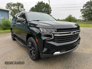 2023 Chevrolet Suburban LT z VIN 1GNSCCKD1PR309197, wystawiony jako Copart lot #60728845 z przebiegiem 184 279 mil mil oraz Czysty tytuł • Clean title. Historia ofert i sprzedaży dostępna na DreamBid. Obrazek 1.
