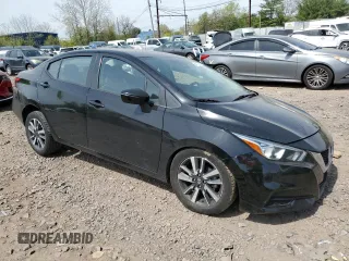 2021 Nissan Versa SV z VIN 3N1CN8EV2ML834848, wystawiony jako Copart lot #54125065 z przebiegiem 87 176 mil mil oraz Szkoda całkowita • Salvage title. Historia ofert i sprzedaży dostępna na DreamBid. Obrazek 4.