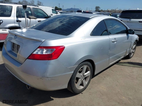 2006 Honda Civic Cpe EX with VIN 2HGFG12836H533089, listed as a IAAI auction lot 41969012 with 254,991 mi miles. Bid and sale history available at carsss.com. Image 4.