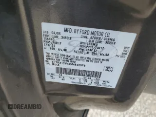 2005 Ford F-150 STX with VIN 1FTRX12W45NB42078, listed as a Copart auction lot 48613525 with 215,237 mi miles and Salvage Title. Bid and sale history available at carsss.com. Image 14.