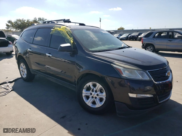 2015 Chevrolet Traverse LS with VIN 1GNKRFKD9FJ376689, listed as a Copart auction lot 75616063 with 125,984 mi miles and Salvage Title. Bid and sale history available at carsss.com. Image 4.