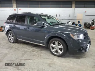 2017 Dodge Journey Crossroad Plus with VIN 3C4PDCGG6HT613665, listed as a Copart auction lot 59414575 with 153,223 mi miles and Salvage title. Bid and sale history available at DreamBid. Image 4.