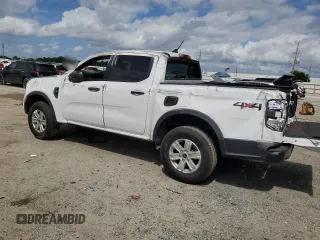 2024 Ford Ranger XL with VIN 1FTER4PH3RLE48663, listed as a Copart auction lot 55063265 with 10,666 mi miles and Salvage title. Bid and sale history available at DreamBid. Image 2.