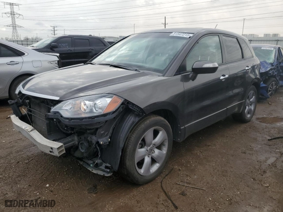 2009 Acura RDX Tech Pkg with VIN 5J8TB18579A005234, listed as a Copart auction lot 51547215 with 192,032 mi miles and Salvage Title. Bid and sale history available at carsss.com. Image 1.
