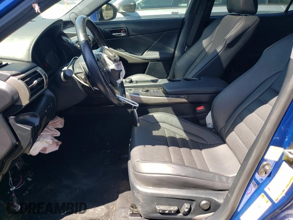 2016 Lexus IS 200t with VIN JTHBA1D22G5013724, listed as a Copart auction lot 52256665 with 104,892 mi miles and Salvage title. Bid and sale history available at DreamBid. Image 7.