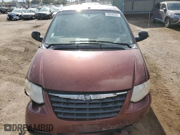 2007 Chrysler Town & Country LWB LX with VIN 2A4GP44R67R341603, listed as a Copart auction lot 78658554 with 0 mi miles and Salvage Title. Bid and sale history available at carsss.com. Image 11.