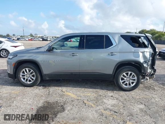 2023 Chevrolet Traverse LS with VIN 1GNERFKW3PJ263868, listed as a IAAI auction lot 41943188 with 28,144 mi miles. Bid and sale history available at carsss.com. Image 14.