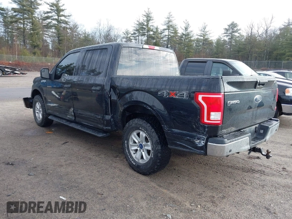 2017 Ford F-150 XL with VIN 1FTEW1EP0HKD12237, listed as a IAAI auction lot 41815013 with 60,167 mi miles. Bid and sale history available at carsss.com. Image 3.