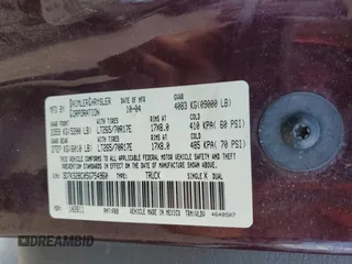 2005 Dodge Ram 2500 SLT with VIN 3D7KS28C05G754960, listed as a Copart auction lot 62032074 with 207,751 mi miles and Clean Title. Bid and sale history available at carsss.com. Image 12.
