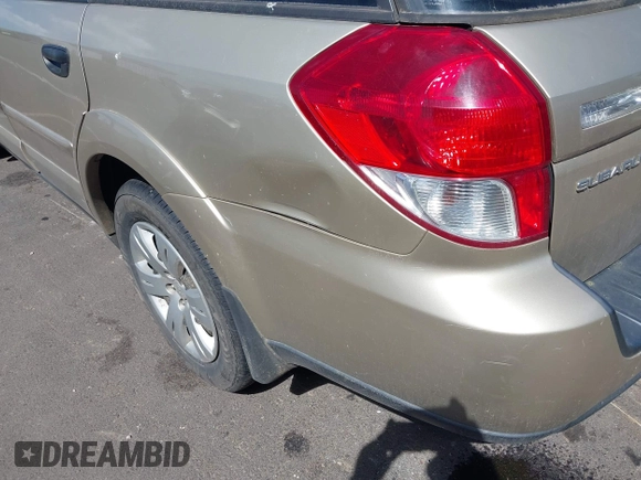 2009 Subaru Outback with VIN 4S4BP60C197328755, listed as a IAAI auction lot 42405124 with 208,898 mi miles and . Bid and sale history available at DreamBid. Image 6.