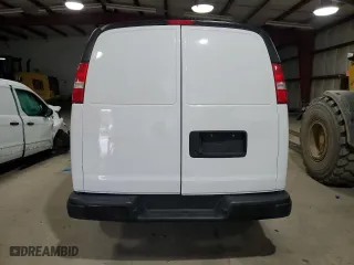 2023 GMC Savana Cargo Van with VIN 1GTW7BFP0P1134677, listed as a Copart auction lot 83756364 with 84,260 mi miles and Clean Title. Bid and sale history available at carsss.com. Image 6.