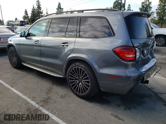 2018 Mercedes-Benz GLS 63 AMG with VIN 4JGDF7FE1JB107037, listed as a Copart auction lot 73127952 with 22,605 mi miles and . Bid and sale history available at DreamBid. Image 2.