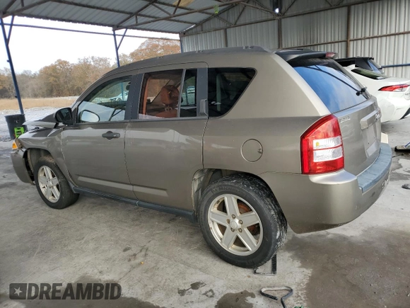 2007 Jeep Compass Sport with VIN 1J8FT47W47D368891, listed as a Copart auction lot 85054114 with 251,737 mi miles and Salvage Title. Bid and sale history available at carsss.com. Image 2.