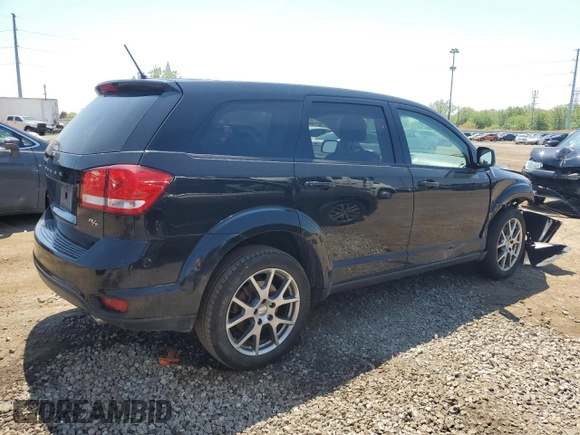 2015 Dodge Journey R/T z VIN 3C4PDDEG5FT740400, wystawiony jako Copart lot #57029715 z przebiegiem 110 192 mil mil oraz Czysty tytuł • Clean title. Historia ofert i sprzedaży dostępna na DreamBid. Obrazek 3.
