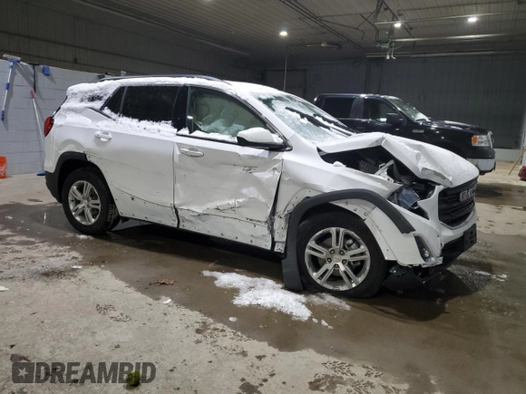 2020 GMC Terrain SLE with VIN 3GKALTEV8LL321037, listed as a Copart auction lot 88038505 with Not Provided miles and Salvage Title. Bid and sale history available at DreamBid. Image 4.