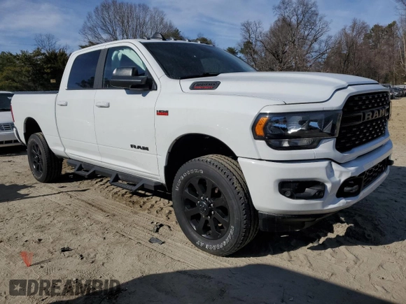 2022 Ram 2500 Big Horn with VIN 3C6UR5DJ8NG294488, listed as a Copart auction lot 47257305 with 26,942 mi miles and Salvage Title. Bid and sale history available at carsss.com. Image 4.
