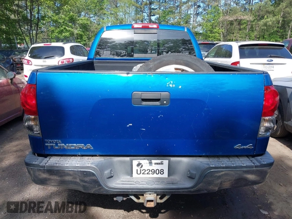 2008 Toyota Tundra 4WD Truck with VIN 5TBBV54198S492975, listed as a IAAI auction lot 42145763 with 281,934 mi miles. Bid and sale history available at carsss.com. Image 16.
