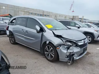 2018 Honda Odyssey Elite с VIN 5FNRL6H9XJB087834, выставлен на аукционе IAAI как лот 42460811 с пробегом 65 162 миль миль и . История ставок и продаж доступна на DreamBid. Изображение 1.
