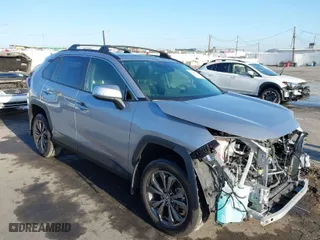 2024 Toyota RAV4 Hybrid XLE Premium with VIN JTMB6RFV9RD136938, listed as a IAAI auction lot 41990754 with 18,675 mi miles. Bid and sale history available at carsss.com. Image 1.