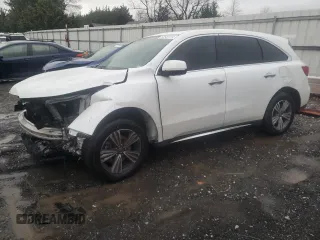 2020 Acura MDX with VIN 5J8YD4H33LL017313, listed as a Copart auction lot 83953704 with 132,961 mi miles and Salvage Title. Bid and sale history available at carsss.com. Image 1.
