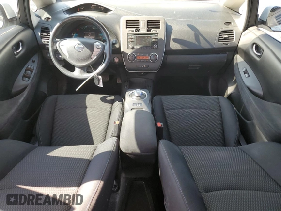 2015 Nissan LEAF SL with VIN 1N4AZ0CP4FC304089, listed as a Copart auction lot 60136545 with 68,423 mi miles and Salvage title. Bid and sale history available at DreamBid. Image 8.