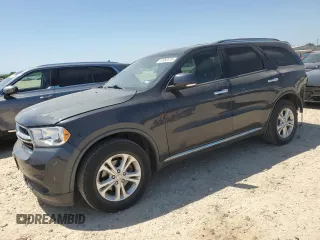 2013 Dodge Durango Crew with VIN 1C4RDJDG5DC686680, listed as a Copart auction lot 51952575 with 217,713 mi miles and Salvage Title. Bid and sale history available at carsss.com. Image 1.