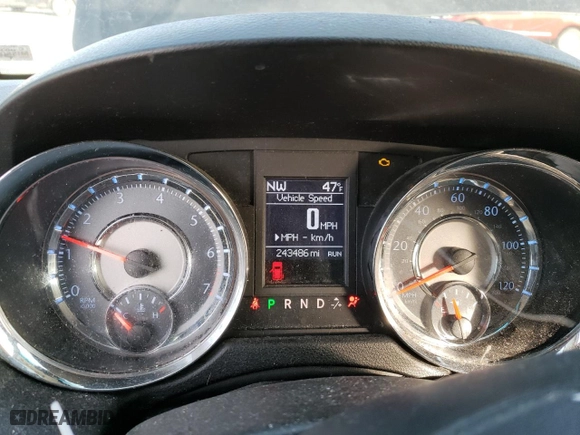 2012 Chrysler Town & Country Touring with VIN 2C4RC1BG3CR325864, listed as a Copart auction lot 48061305 with 243,486 mi miles and Salvage Title. Bid and sale history available at carsss.com. Image 9.