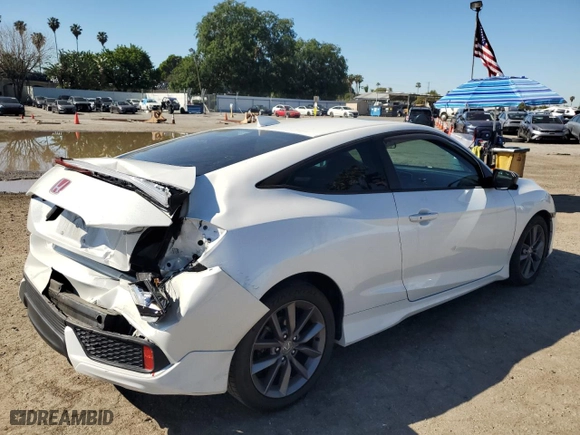 2020 Honda Civic Coupe EX with VIN 2HGFC3B3XLH352529, listed as a Copart auction lot 50201895 with 59,301 mi miles and Salvage Title. Bid and sale history available at carsss.com. Image 3.