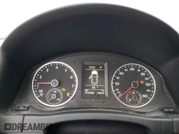 2012 Volkswagen Tiguan SE with VIN WVGBV7AX4CW540656, listed as a Copart auction lot 61473285 with 155,440 mi miles and Clean title. Bid and sale history available at DreamBid. Image 9.