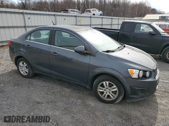 2013 Chevrolet Sonic LT with VIN 1G1JC5SB2D4146897, listed as a Copart auction lot 49854355 with Not Provided miles and Clean Title. Bid and sale history available at DreamBid. Image 4.