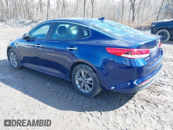 2016 Kia Optima LX Turbo with VIN 5XXGT4L13GG075267, listed as a IAAI auction lot 41750500 with 86,917 mi miles. Bid and sale history available at carsss.com. Image 3.