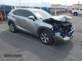 2017 Lexus NX with VIN JTJYARBZ5H2058196, listed as a IAAI auction lot 41457992 with 78,460 mi miles. Bid and sale history available at carsss.com. Image 1.