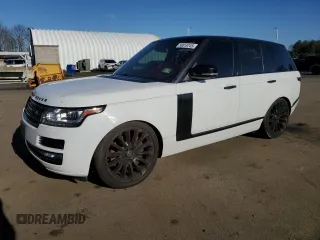 2015 Land Rover Range Rover Supercharged z VIN SALGS2TF5FA227071, wystawiony jako Copart lot #50019745 z przebiegiem 125 156 mil mil oraz Czysty tytuł • Clean title. Historia ofert i sprzedaży dostępna na DreamBid. Obrazek 1.
