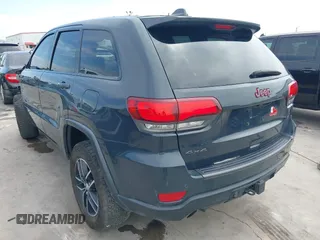 2017 Jeep Grand Cherokee Trailhawk with VIN 1C4RJFLG4HC843628, listed as a IAAI auction lot 42053878 with 83,551 mi miles and . Bid and sale history available at DreamBid. Image 3.